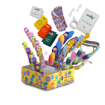 Welly First Aid Kit | FSA Eligible | 130 Count (Pack of 1),