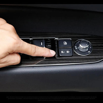 4Pack Car Window Switch Panel Cover Decorative Trim For Mazda CX-5 CX5 2017 2018