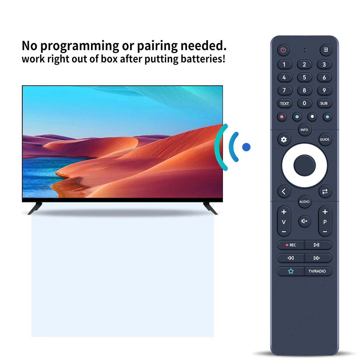 RC112D Remote Control For Thomson Easy TV HD / Easy FHD 24HD2S13 32HD2S13