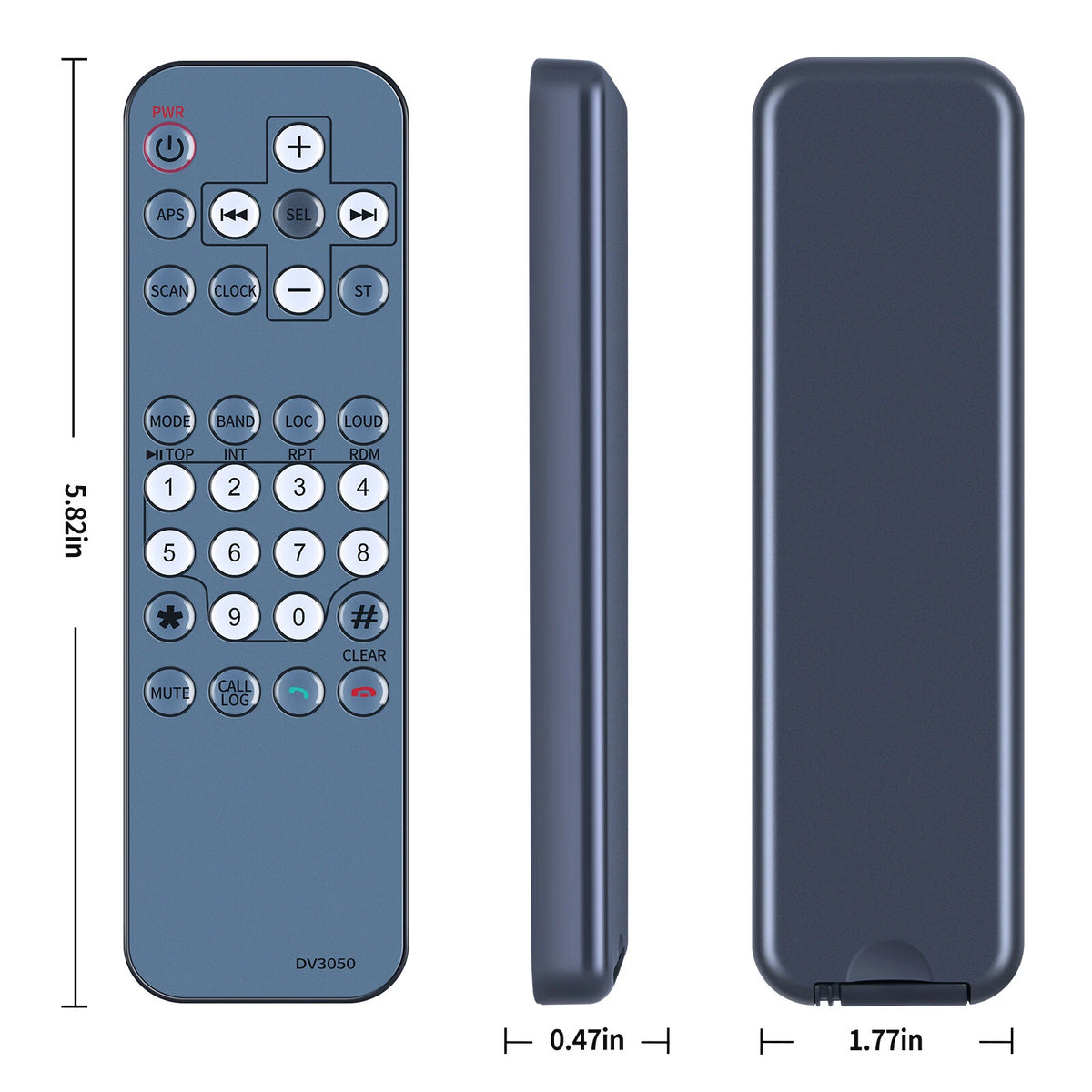 Replacement Remote Control For Furrion DV3050-RC DV3050-SB DV3050-SS DV7100