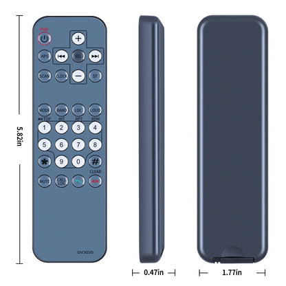 Replacement Remote Control For Furrion DV3050-RC DV3050-SB DV3050-SS DV7100