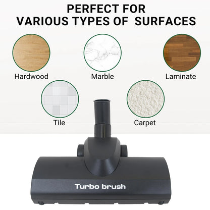 EZ SPARES Brush Head Replacement for Universal Vacuum,Turbo Floor Black