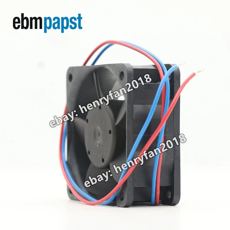 Ebmpapst Fan 612NGH Axial Fan DC 12V 2.4W 60*60*25mm 100mA Cooling Fan 2-Wire