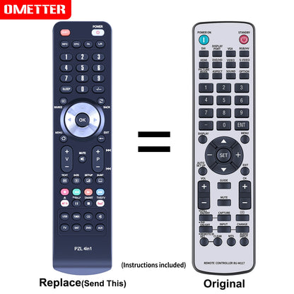 For NEC RU-M117 Replacement Remote Control P401 / V552 / V652