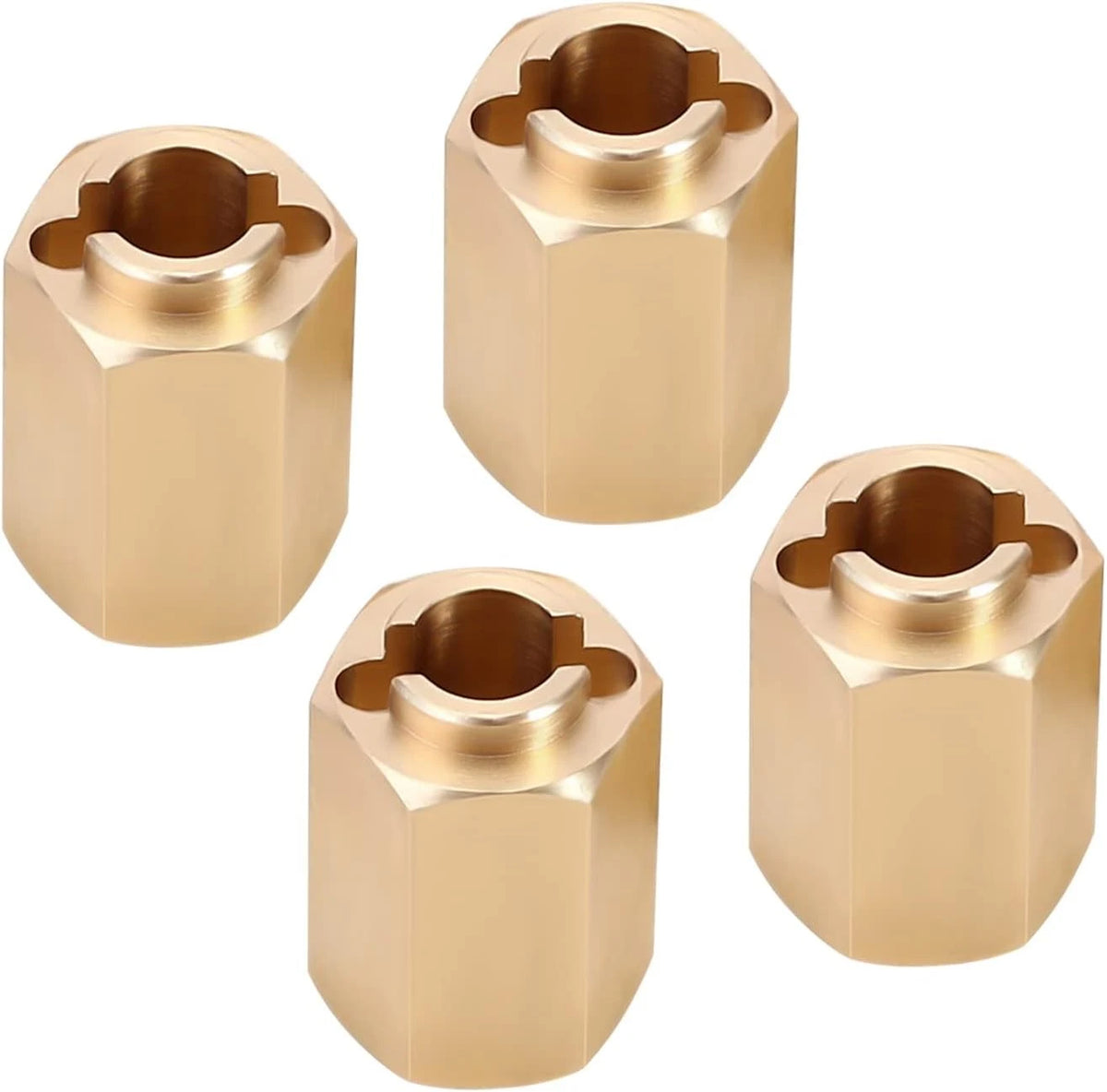 INJORA 12g/Set Brass Wheel Hex Hub 10mm Extenders Adaptor for TRX4M Redcat...
