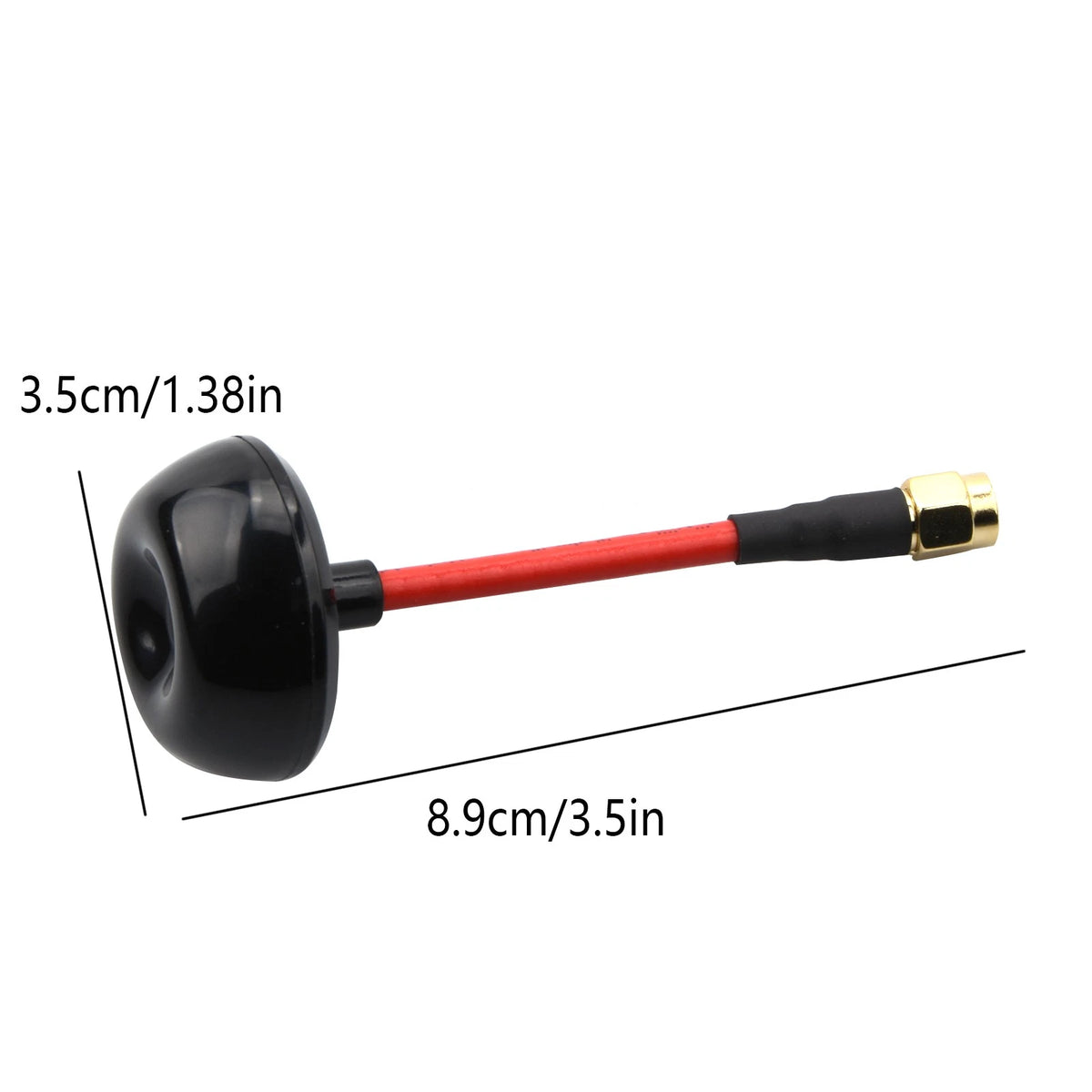 Lightweight 5.8GHz Circular Polarized SpiroNet FPV Antenna RP-SMA Antenna