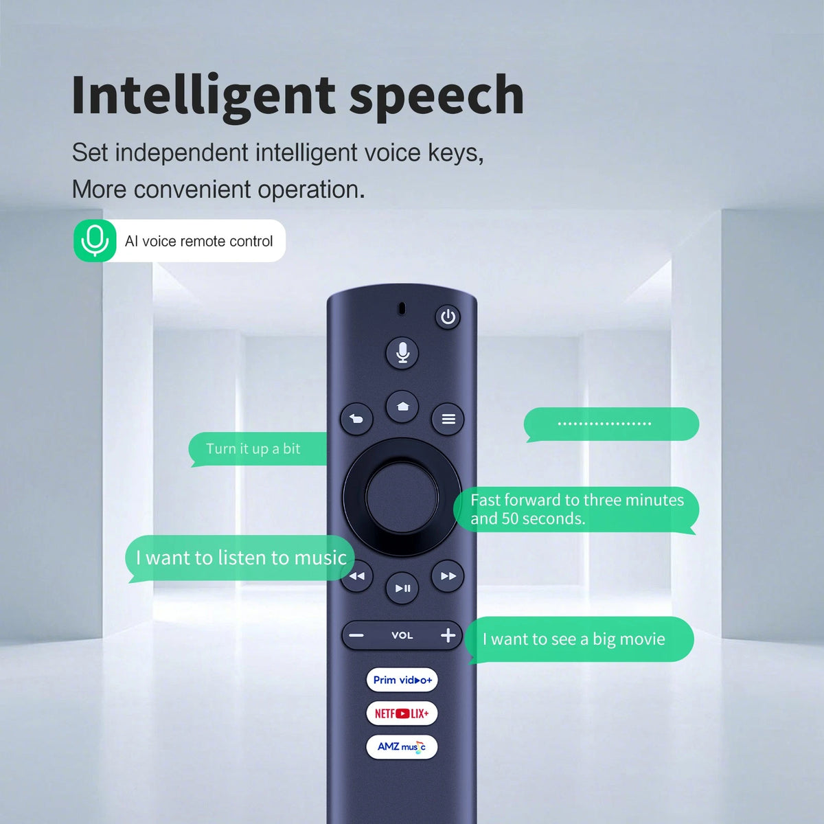 Voice Remote Control For Element Westinghouse Fire TV EL4KAMZ4317 WA43UFT1001