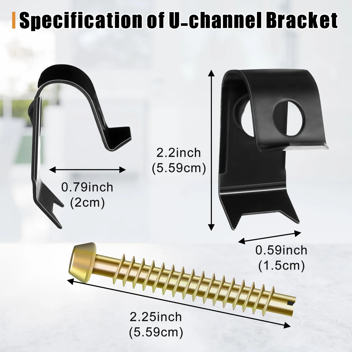 Dreyoo 14 Pack Sink Clips Kit, Undermount Compatible with Gold