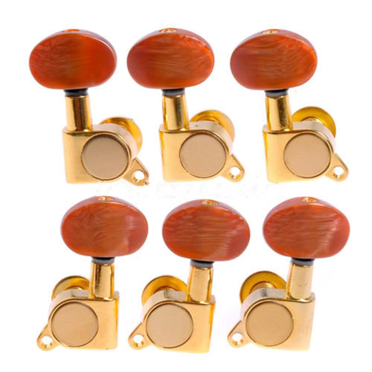 3L3R Acoustic Guitar String Enclosed Tuning Pegs Tuners Keys Machine Heads Gold
