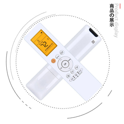 RG10G4(B2)/BGEFU1 Remote Control For Midea Air Conditioner With backlight