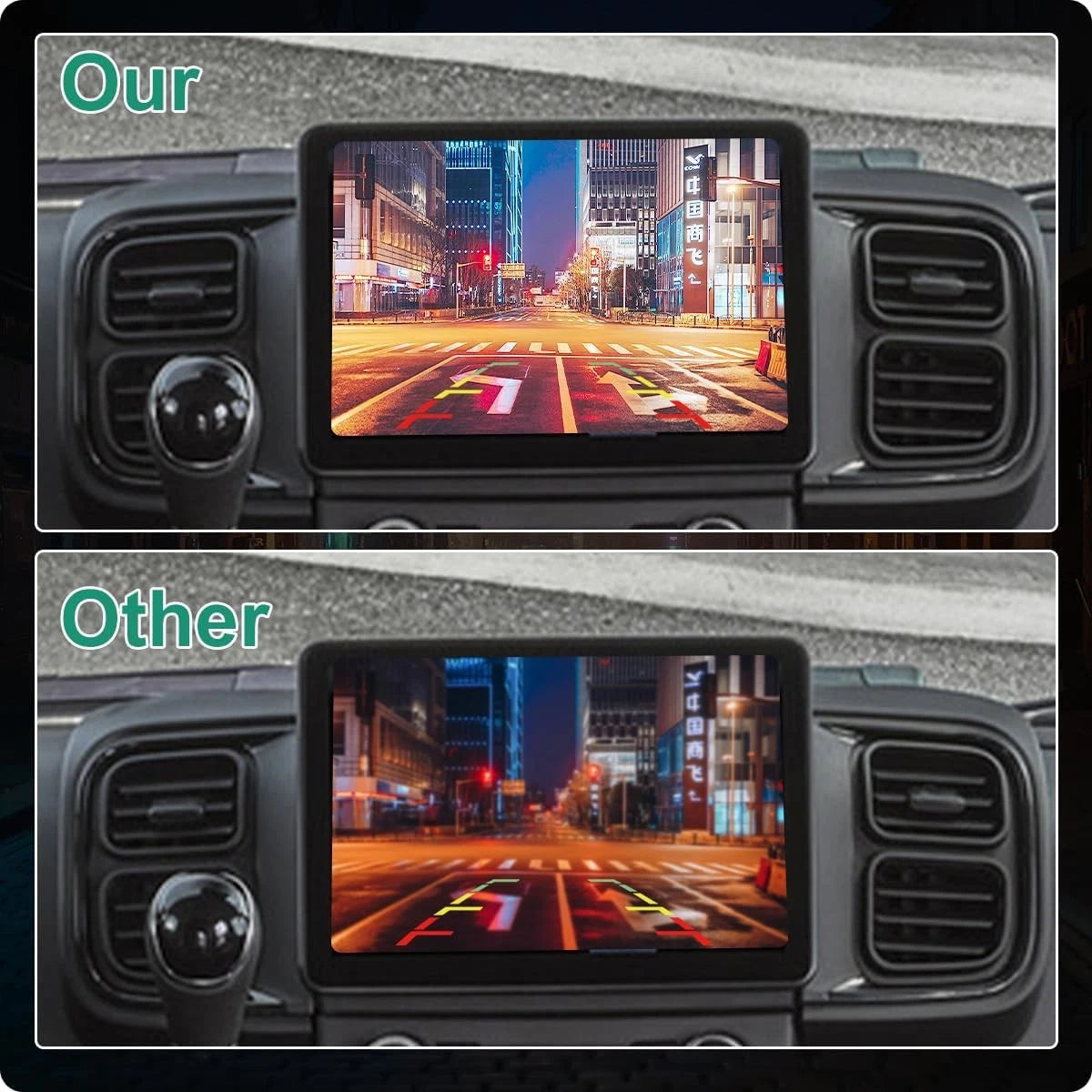 68417057AA OE Back up Camera Replacement for Dodge Ram Promaster 1500 Black