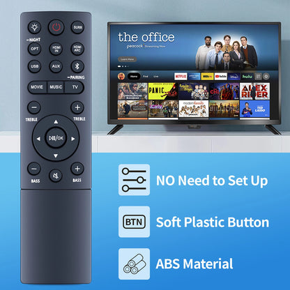 Remote Control For TCL TS8132/TS8212/TS8212-NA/TS8111/TS8111-NA Sound Bar