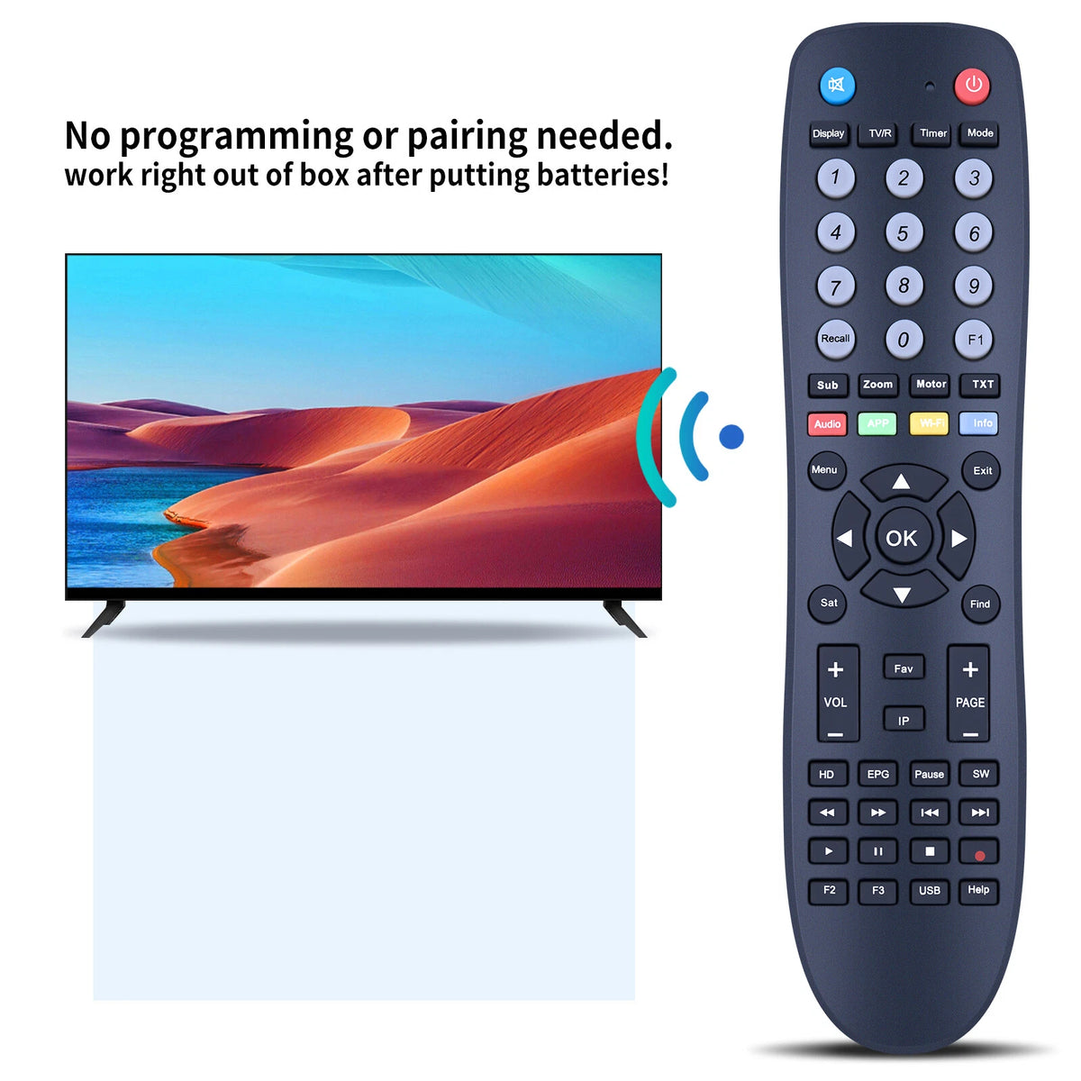 Remote Control For Az-America ST3 Ultra HD 4K,Kingstar KS-7060HD