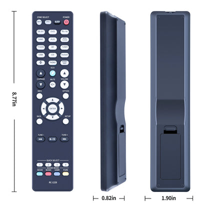 RC-1228 Replace Remote Control for Denon AV Receiver AVR-X2500H AVR-X2600H