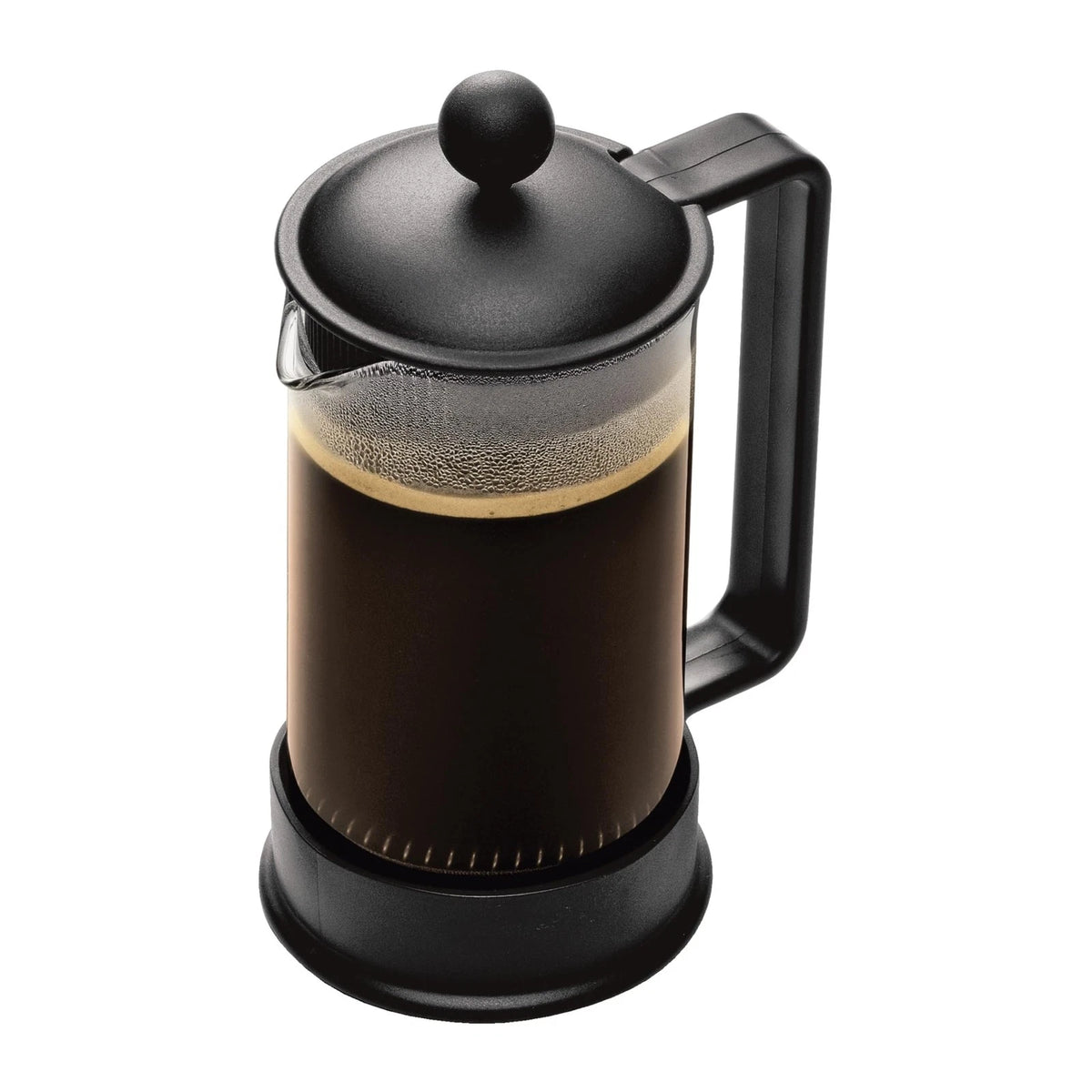 Bodum 12oz Brazil French Press Coffee Maker, High-Heat 12oz, Black