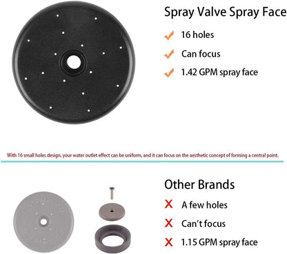 KWODE Pre-rinse Spray Valve Repair Kit for All Commercial Sink Sprayer Black