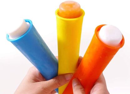 Mirenlife Silicone Ice Pop Molds,Popsicle Maker Molds,8 8 Vibrant Colors