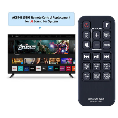 AKB74815396 For LG Sound Bar Remote Control LASC58R SH4Y SJ4YS DJ4YS LASC47