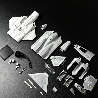 1:72 Scale YF-23 Stealth Fighter Building Blocks Kit, Durable ABS, Snap-Fit