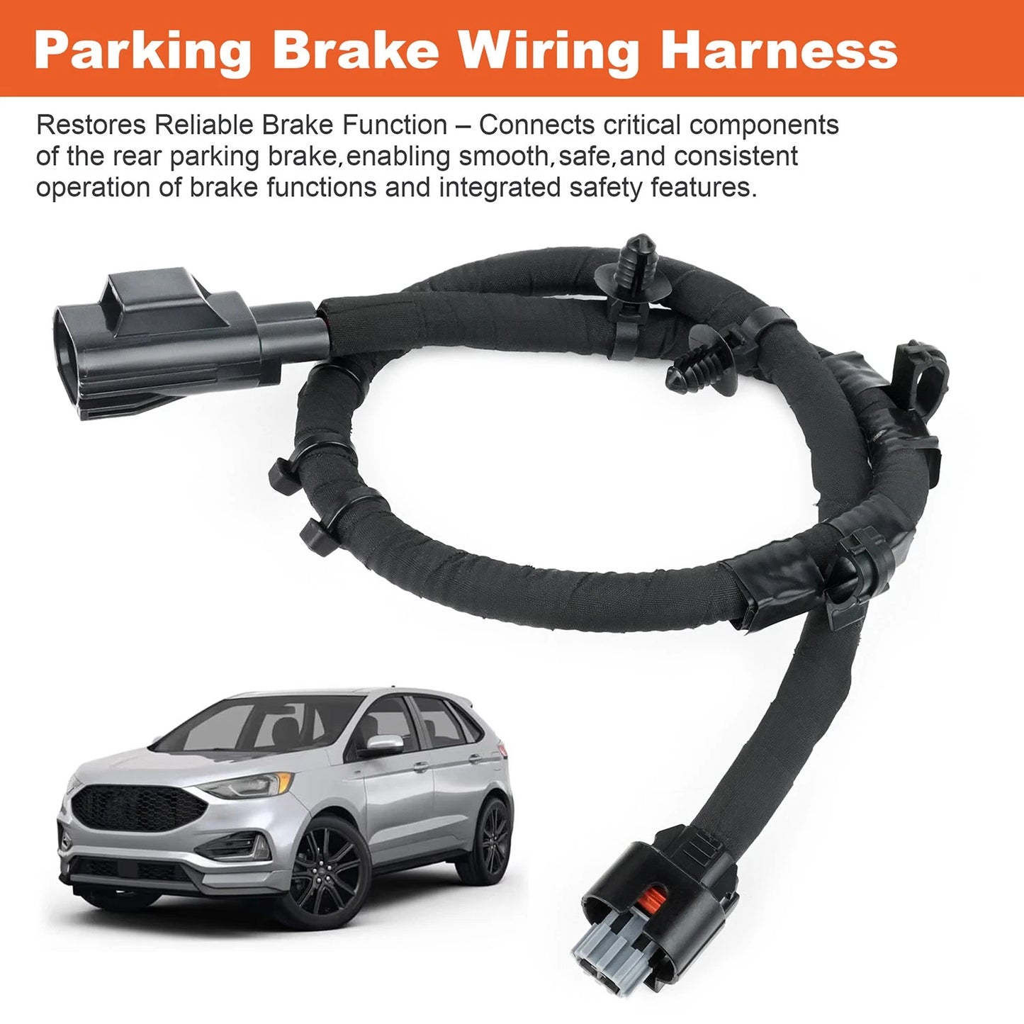 Rear Parking Brake Jumper Harness Fits 2017-2023 Ford Edge - H2GZ-14A411-A