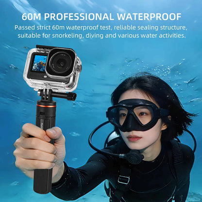 Waterproof Case for DJI Osmo Action 6 with Optical Lens Cover Anti Fog Inserts