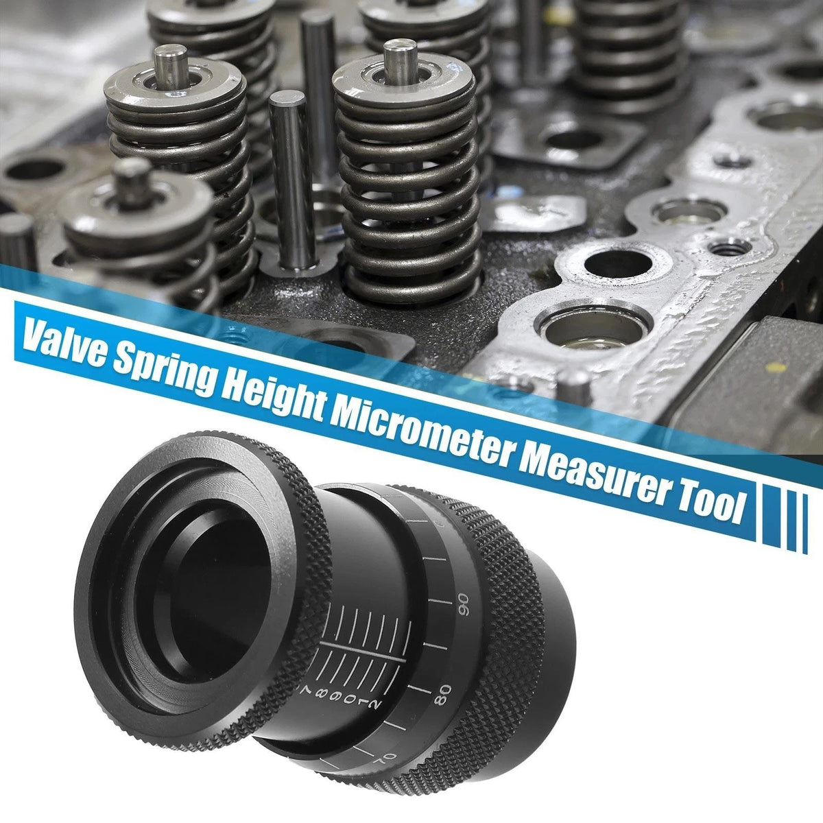 Valve Spring Installed Height Measurement Tool 1.600"-2.200" Micrometer Gauge