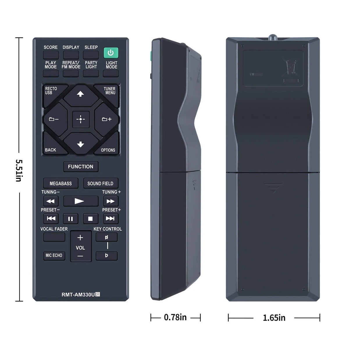 RMT-AM330U Remote Control For Sony Audio System MHC-V11 MHC-V13 MHC-M20
