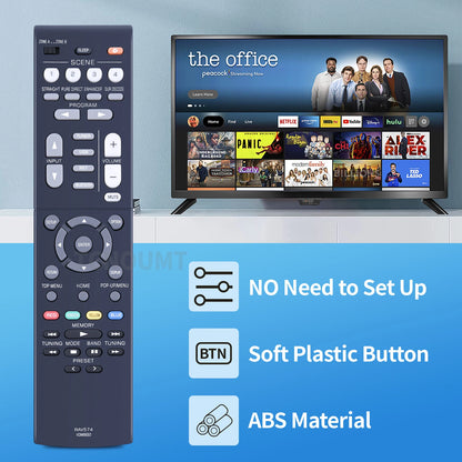 RAV574 VDM8690 Remote Control For Yamaha AV Receiver RX-V4A RXV4A