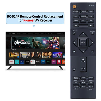 RC-914R Remote Control For Pioneer AV Receiver VSX-LX101 SC-LX502 VSX-LX302