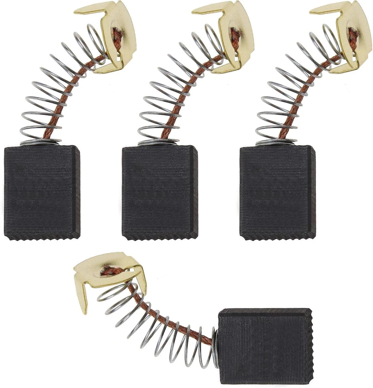 SING F LTD 2 Pairs Carbon Brushes 16.5mmX13.5mmX6.5mm Compatible with Black