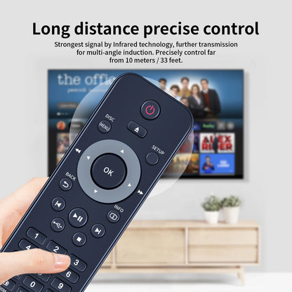 Replacement Remote Control For Philips DVD DVP3962 DVP3980,DVP3982