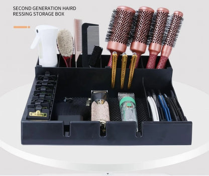 Hairdressing Tool Holder, Multifunctional Detachable Large Storage Box, Black