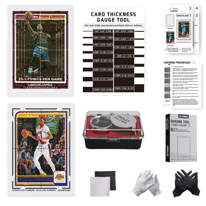 Deyimmei Sports Cards Grading Kit with Thickness One Size, Black and White