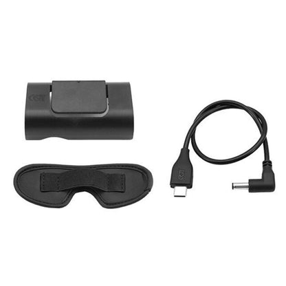 Glasses Battery Case Box Lens Shading Pad Charging Cable for DJI Goggles 2