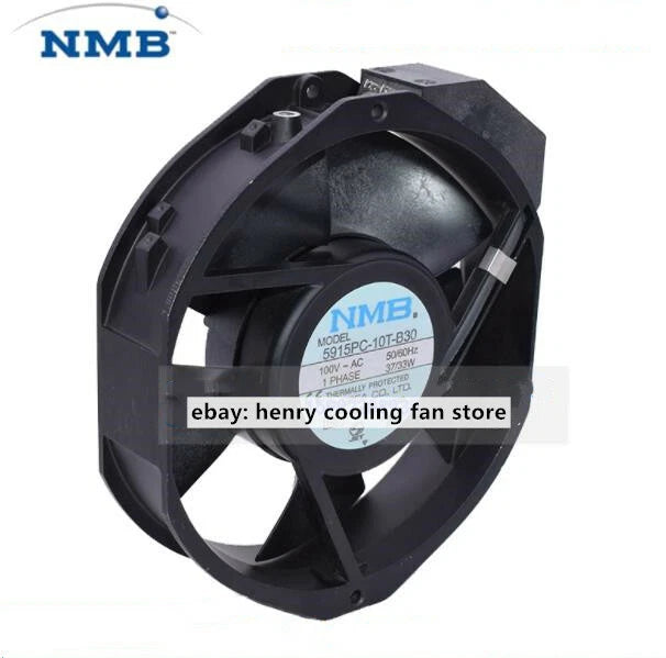 NMB-MAT 5915PC-10T-B30 AC 100V 37/33W 172*150*38MM 2-Pin Axial cooling fan