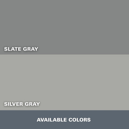 KILZ 1-Part Epoxy Acrylic Concrete & 128 Fl Oz (Pack of 1), Silver Gray