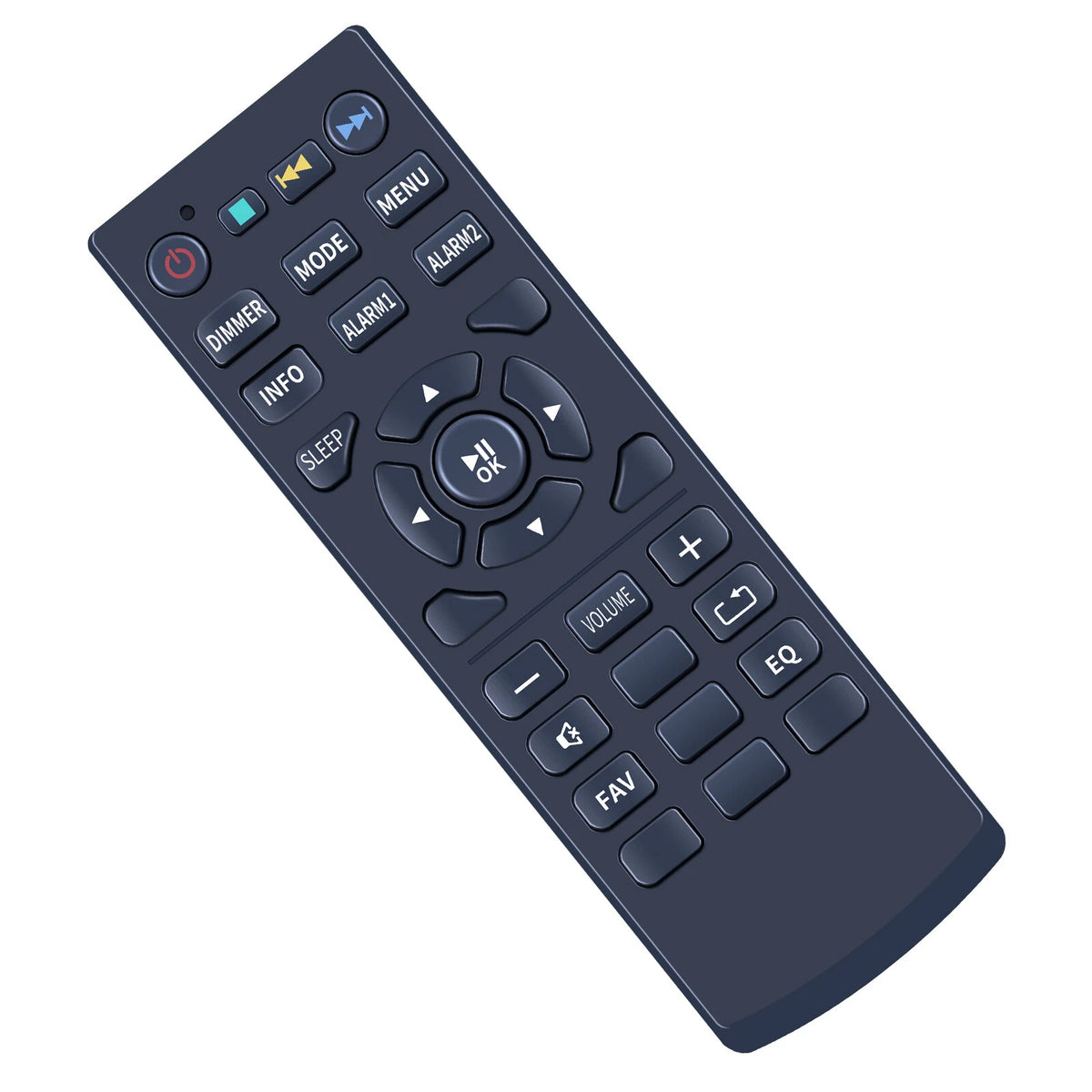 Replacement Remote Control For Tevion Player IWR 294 IWR394