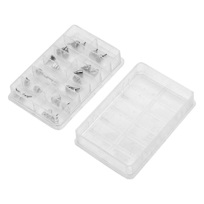 24Pcs Replacement Stainless Steel Watch Push Press Button Assortment Watchmaker