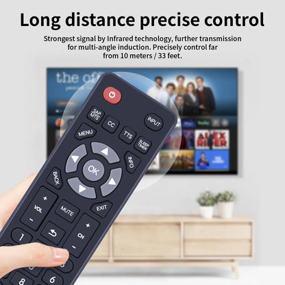 Remote Control For ONN Smart LCD TV ONC17TV001 GZL180106 ONC18TV001