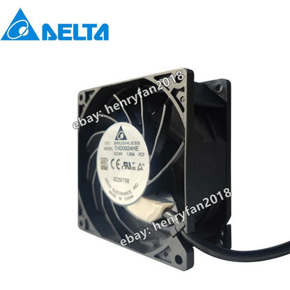 Delta Fan THD0924HE DC 24V 1.8A 92*92*38MM 4-wires 11000RPM Large Air volume Fan