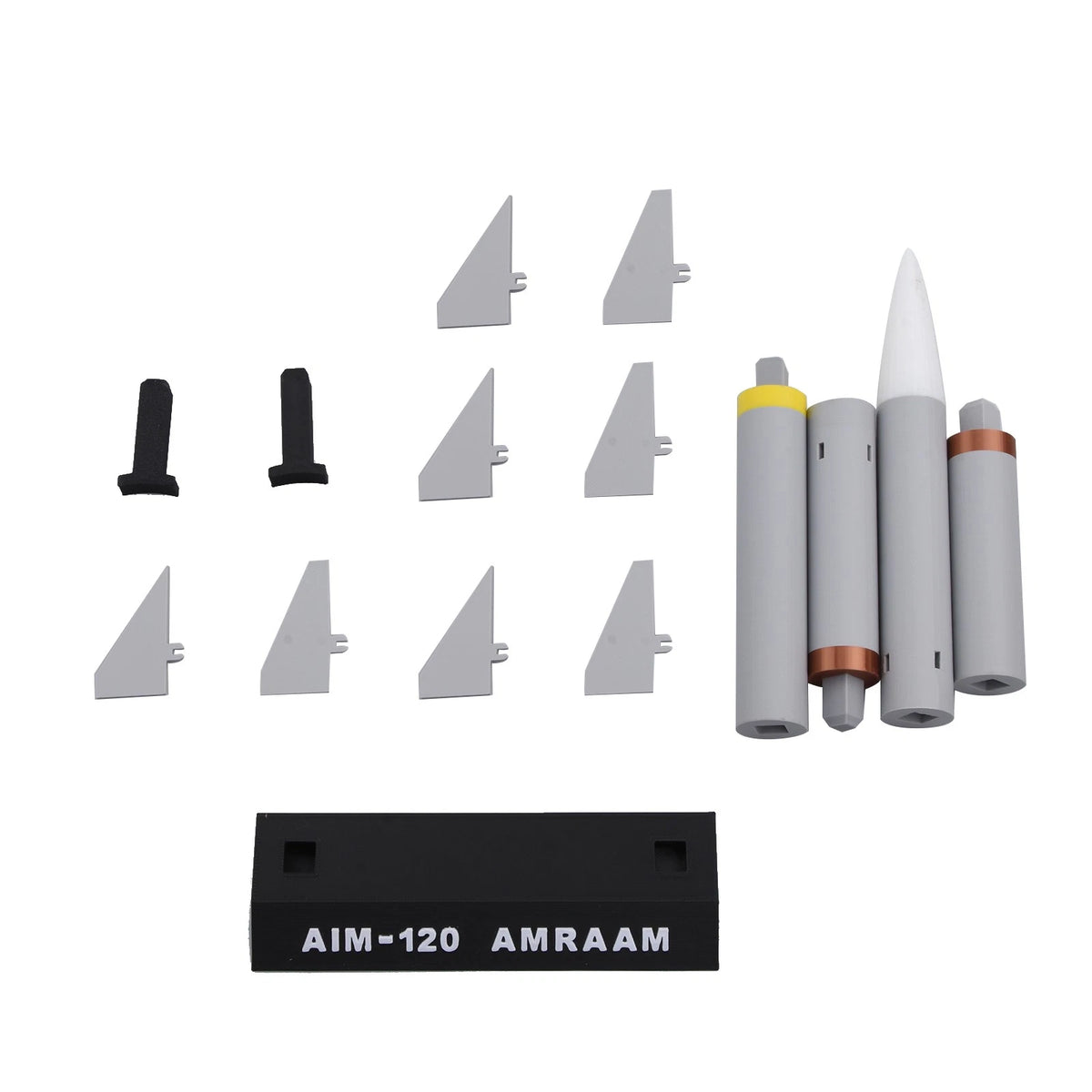 48cm PLA Plastic 1/8 Scale United States AIM-120 AMRAAM Missile Display Model