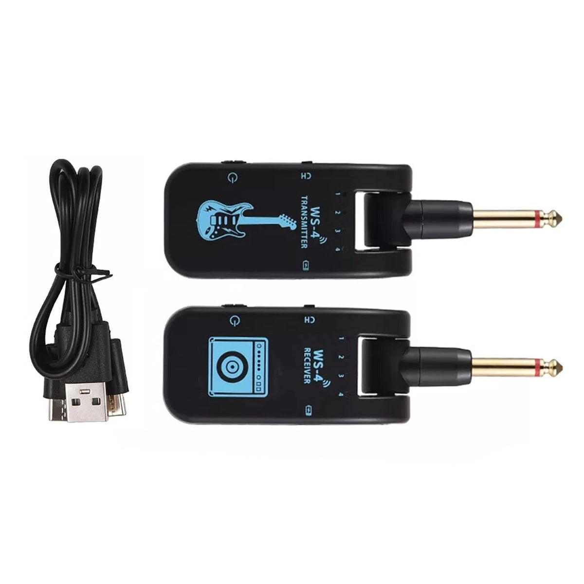 High Quality 2.4G Wireless Guitar Rechargeable Transmitter And Receiver