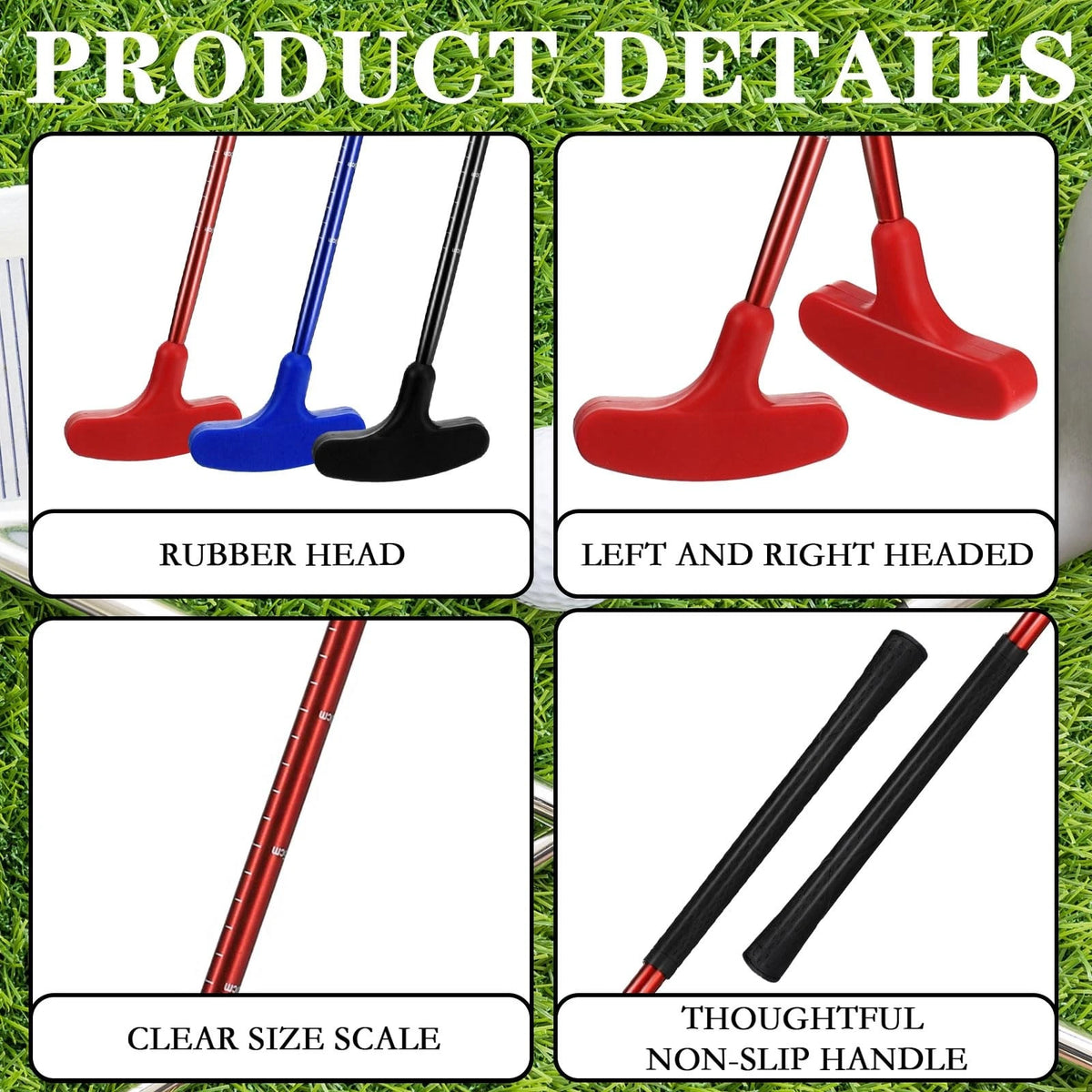 Leyndo 3 Set Golf Putter for Men 20.8-35.4", as shown in the picture
