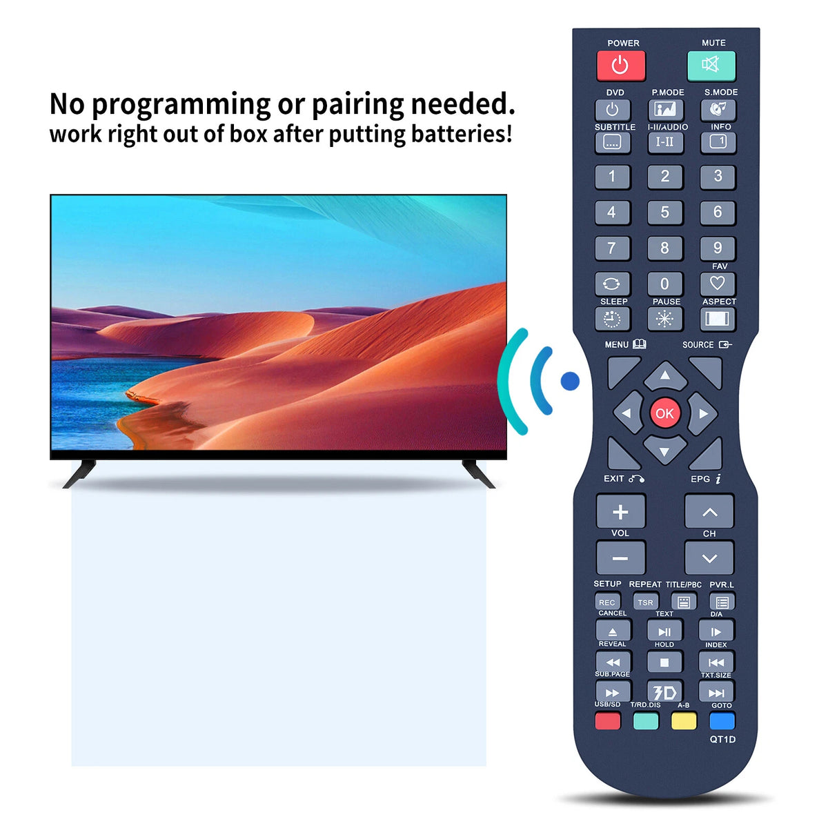 Remote Control For SONIQ TV S65UX16A-AU E24Z15B E23Z13A-AU