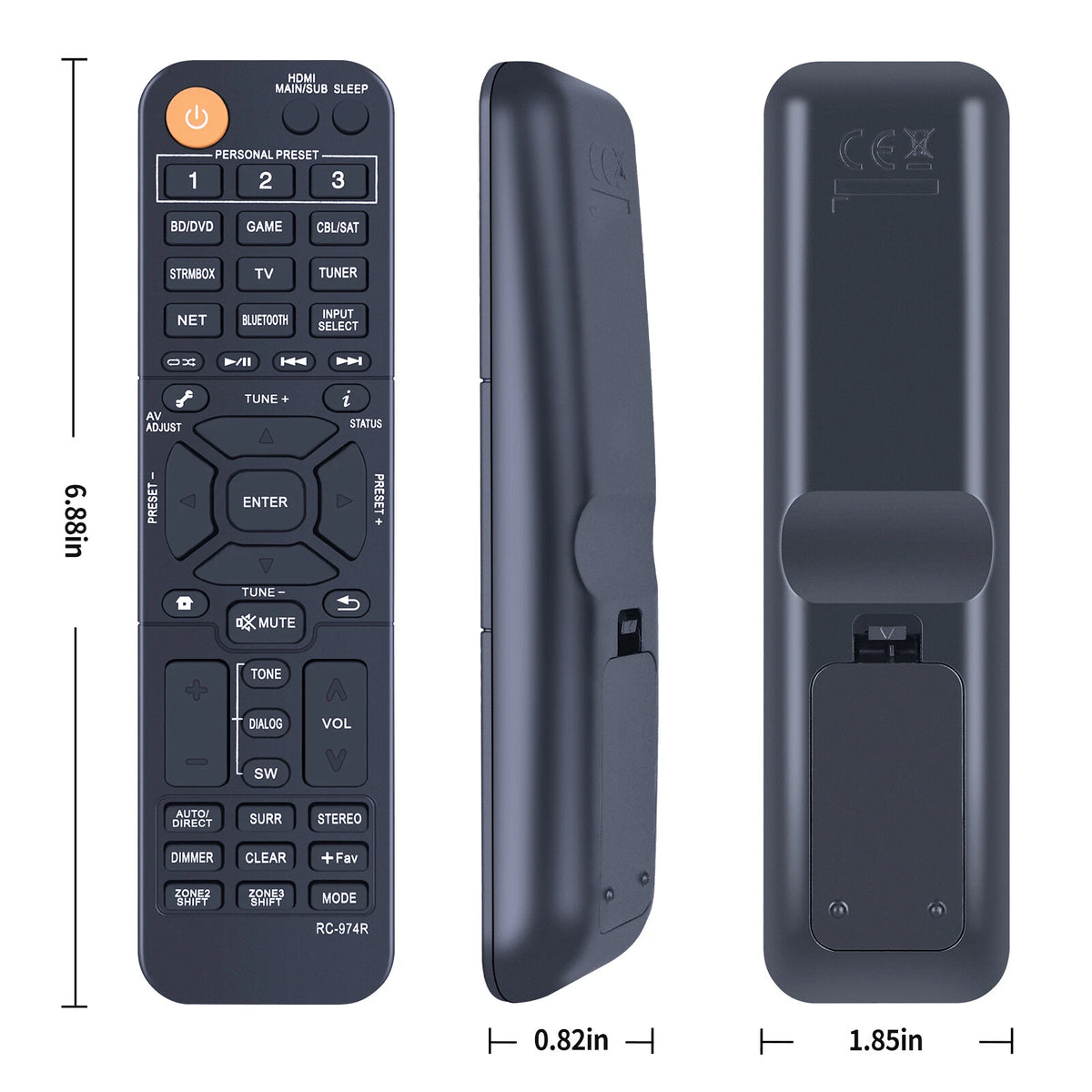For Pioneer RC-974R Audio Receiver Remote Control VSX-934 VSX-LX304 VSX-LX104