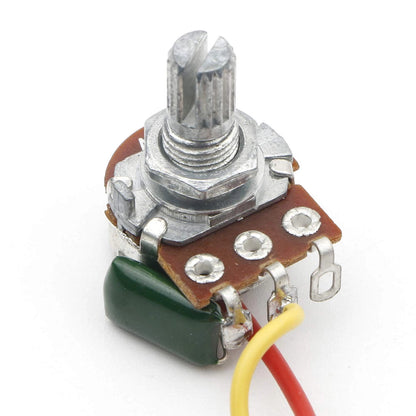 JIUWU Strat Guitar Wiring Harness Prewired 3X 500k Pots 1 Volume Random color