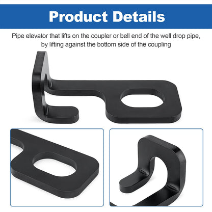 Heavy Duty Pipe Elevator Well Pump Installation Drop Pipes Puller
