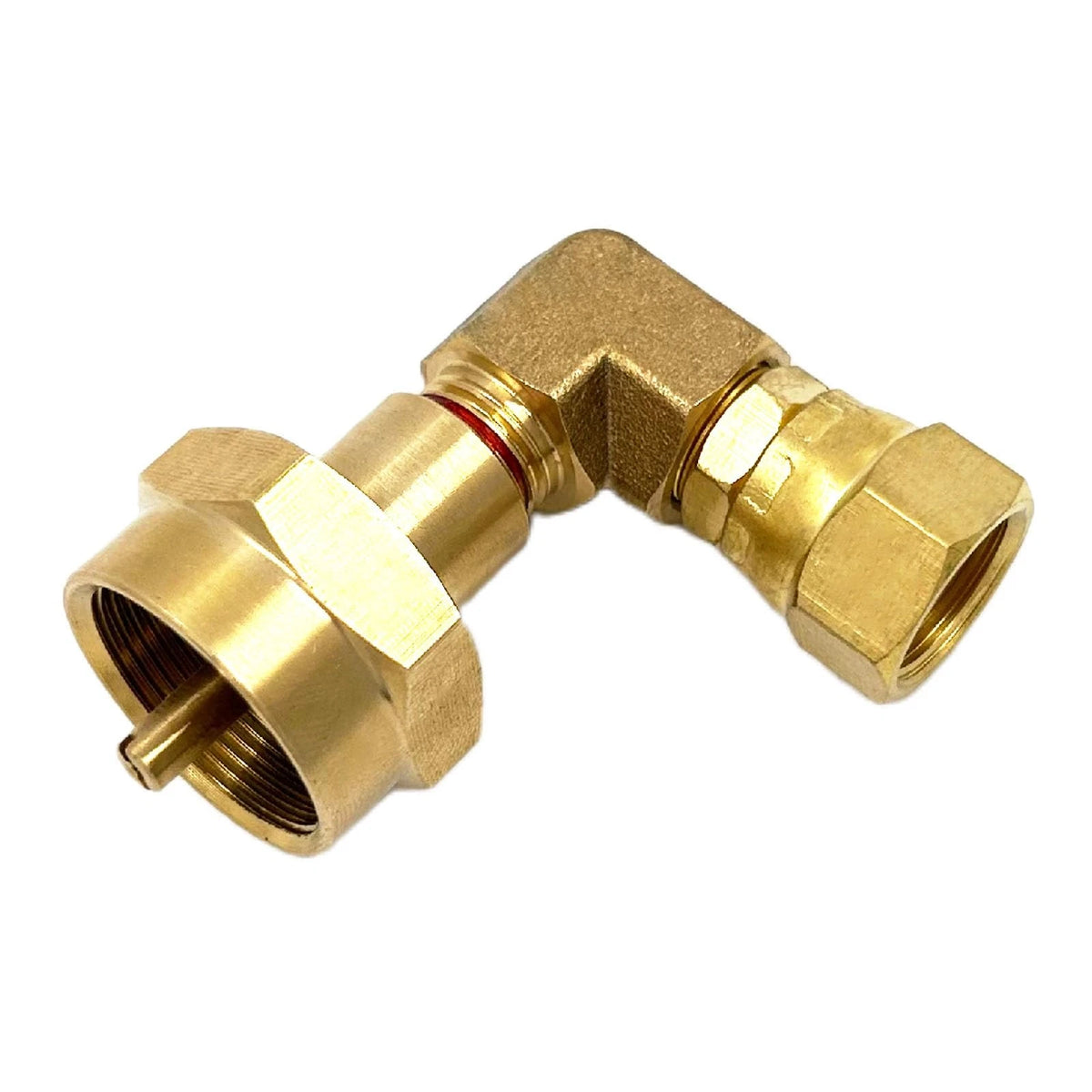 MENSI 1LB One Pound Propane Mapp Gas Torch Burner Elbow Converter Gold