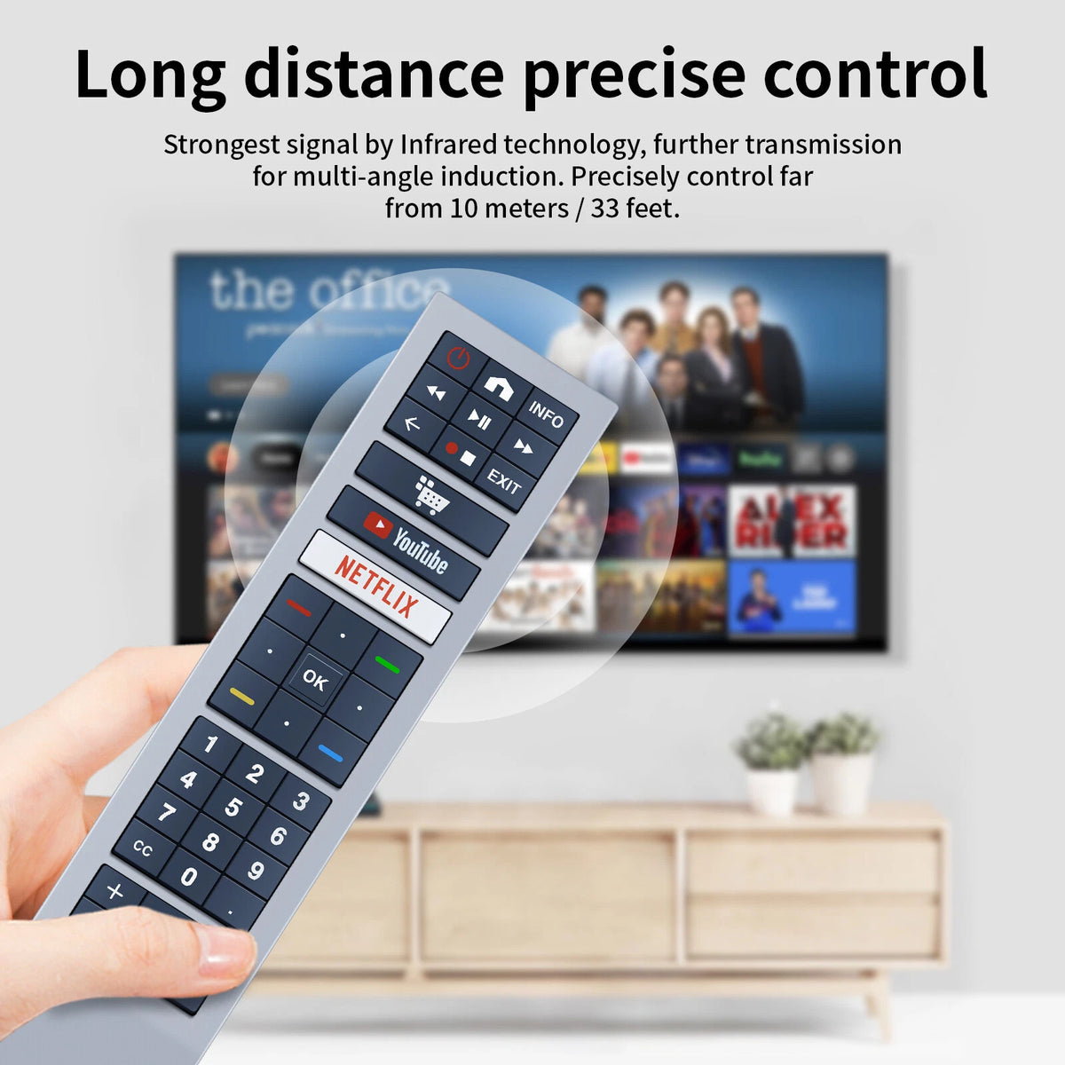 RC4183901 Remote Control For AOC TV 398GR10BEACN0001PH 32S5295/78G