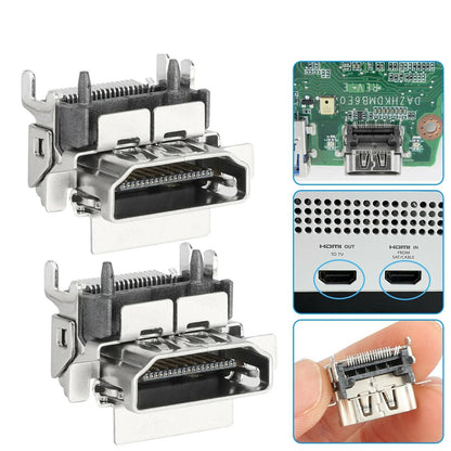 1Pc  Console HDMI Port Jack Socket Connecter For Xbox One S Slim;
